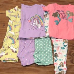 Carter’s 2T girls summer pajamas